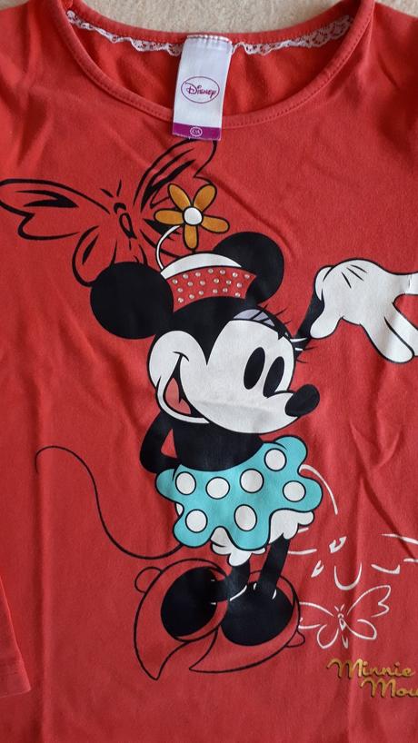 Dětské triko, tričko, minnie, vel.122, disney c&a, c&a,122