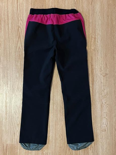 Dívčí softshellové kalhoty - wolf, vel. 134, wolf,134