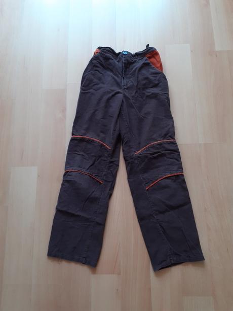 Manšestrové kalhoty veselá nohavice, 140