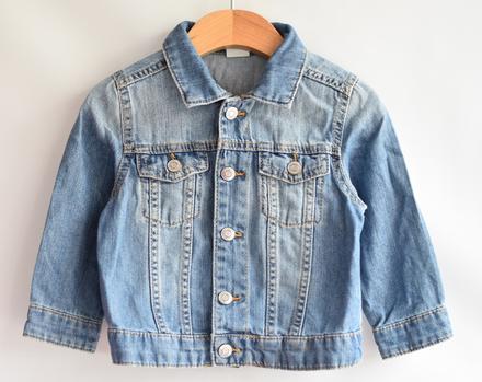 Bunda džínová vel. 12 - 18 m, h&m,86