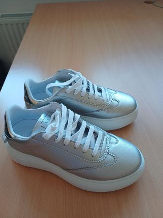 Stříbrné tenisky armani vel. 38, armani,38