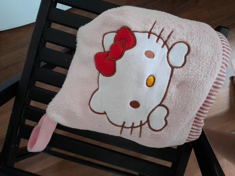 Deka hello kitty cestovní do kapsičky růžová, 