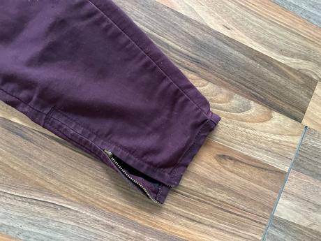 Vínové kalhoty, vel xs, pull and bear, pull&bear,xs