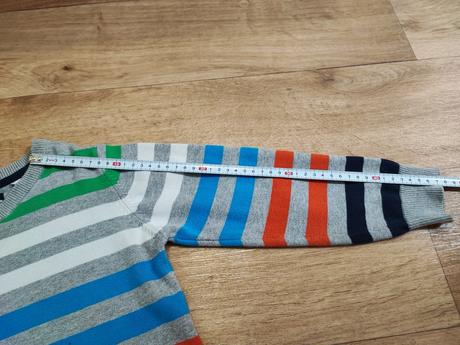 Pruhovaný svetr, palomino,116