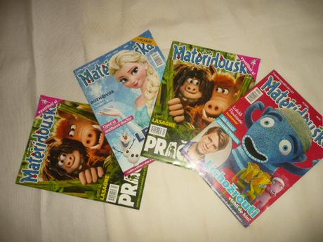 Časopis mateřídouška 4ks,