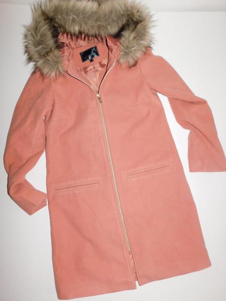 Dámský flaušový kabát s kapucí, bonprix,36