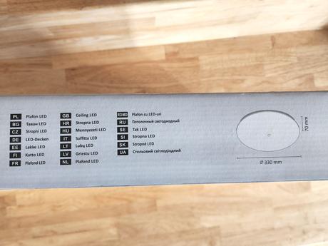 Polux stropní led osvětlení s pohybovým senzorem, 