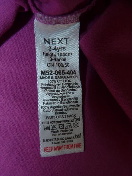 Next 2 ks bavlněných triček vel.104, next,104