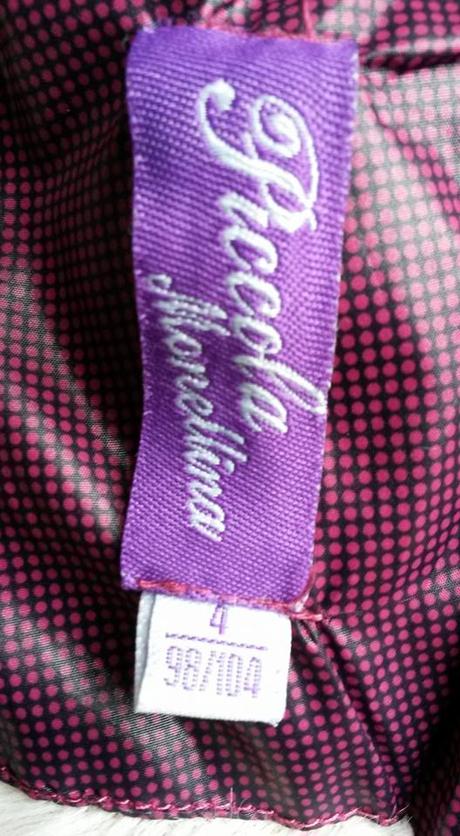 Krásná hodně teplá buřtíkatá bunda  vel.  98-104, 98