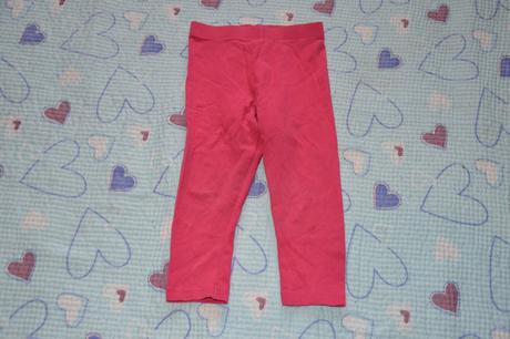 Růžové legíny legínky faf, f&f,80