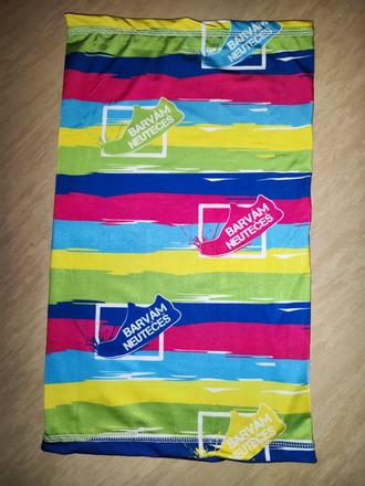 Barevný lehký nákrčník pro děti i dospělé, 158