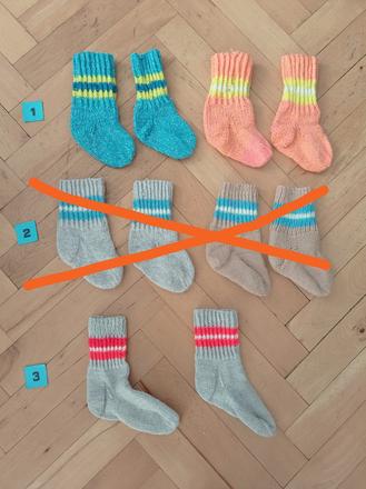 Ponožky pletené, 23