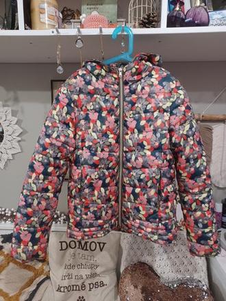 Lístečková prošívaná bunda zara 164 / xs-s, 164