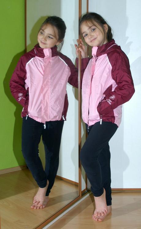 Dívčí celoroční nepromokavá bunda 3v1, crivit,122
