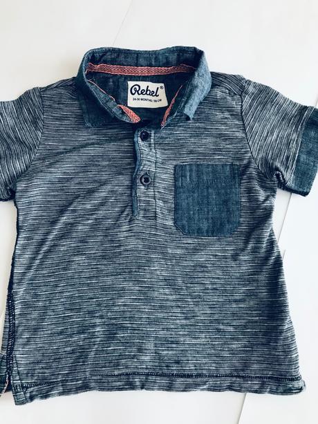 Ob/ triko pólo - v.2/3 roky, rebel,98