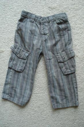 Plátěné kalhoty, vertbaudet,92