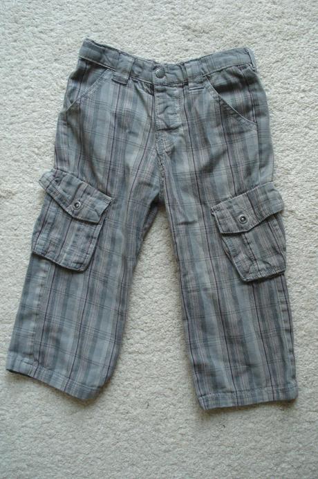 Plátěné kalhoty, vertbaudet,92