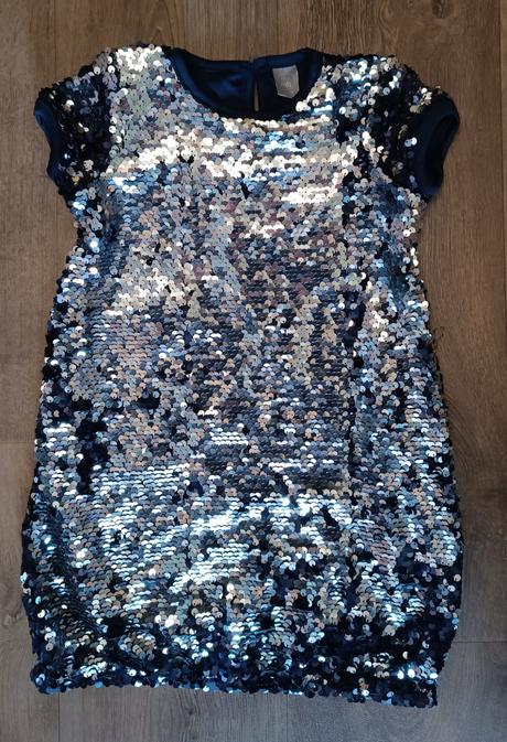 Nové třpytivé šaty s flitry,zn.little kids,vel.110, 110