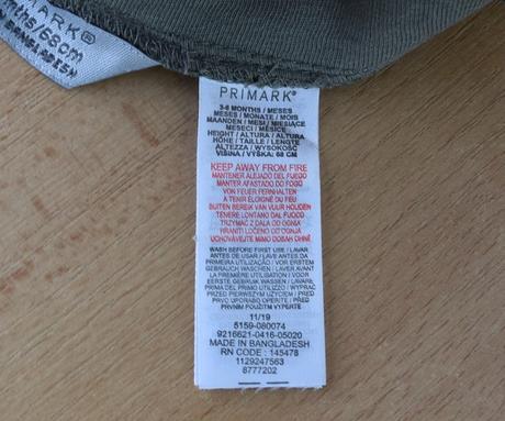 Kraťasy vel. 3 - 6 m, primark,68