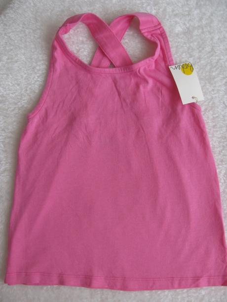 Růžové elastické tričko, mini boden,128