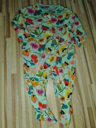 Tyrkysový overal s květy 68 next, next,68