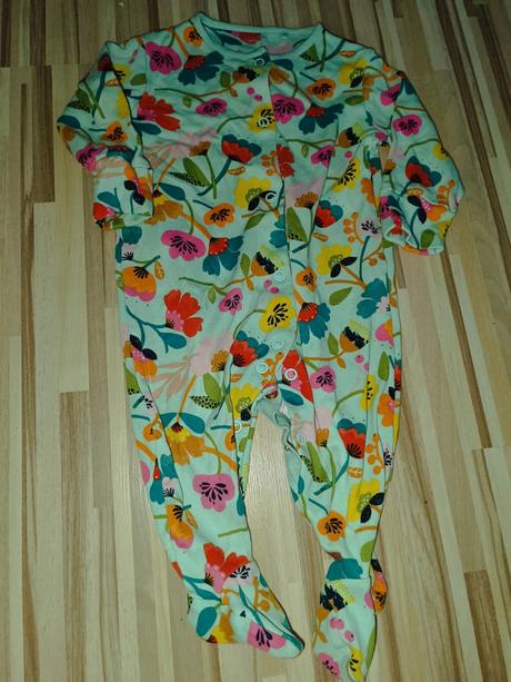 Tyrkysový overal s květy 68 next, next,68