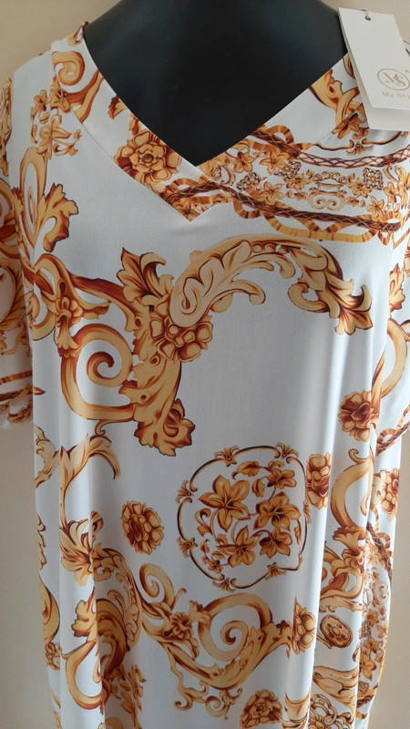 Nové dlouhé letní šaty vel. uni, 