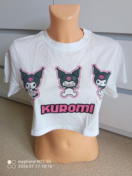 Crop top kuromi zn."sanrio" vel."134-140", sanrio,140