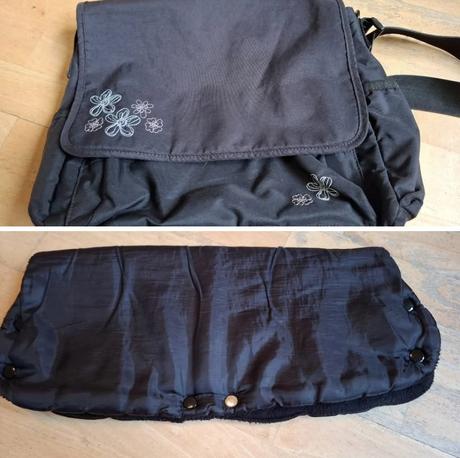 Taška na kočár  + rukávník, 