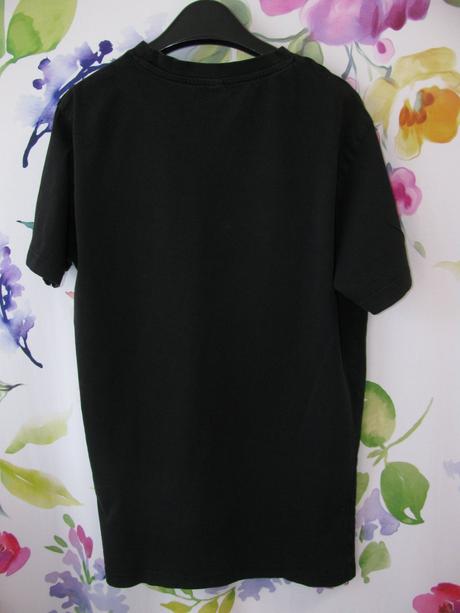 Černé bavlněné tričko mister tee, l