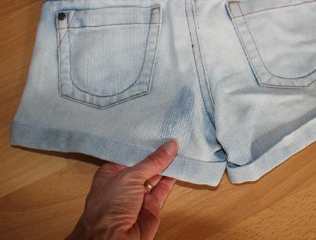 Riflové, džínové kraťasy, 140