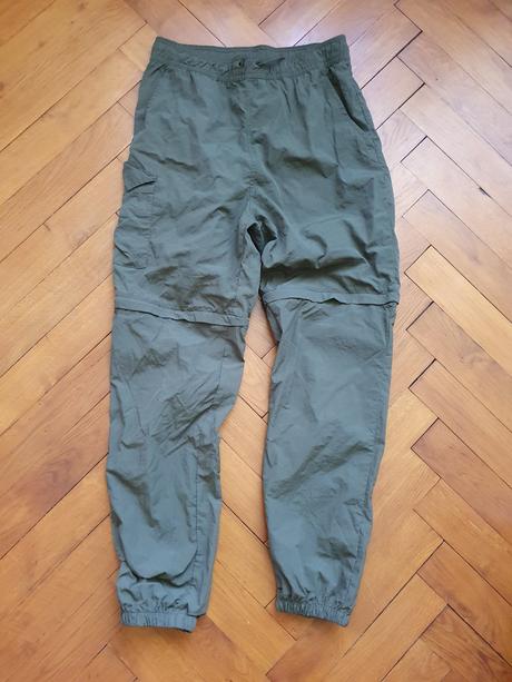 Lehké šusťakové kalhoty s odepínacími nohavicemi, h&m,170