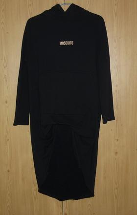 Černá dámská delší mikina mosquito, s