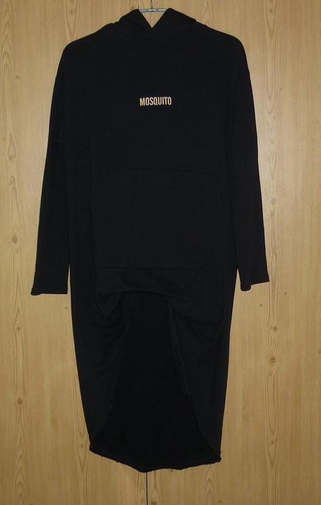 Černá dámská delší mikina mosquito, s