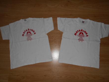 Dětská trika vel.128 2 kusy, 128