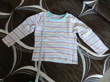 Triko dlouhý rukáv s proužky, lupilu,104