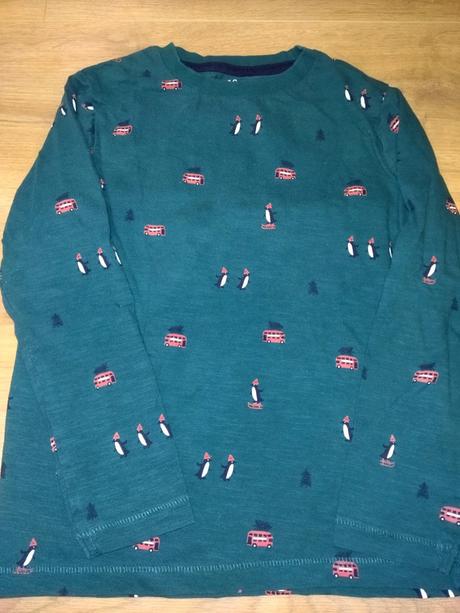 Tričko s tučňáky 116, marks & spencer,116