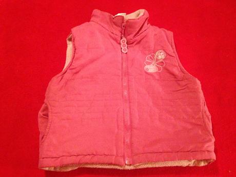 Dívčí teplá vesta - vestička, 92