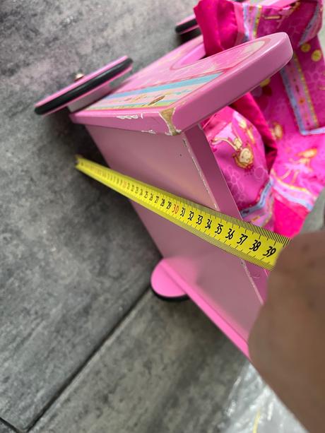 Dřevěný kočárek pro panenky my little princess, 