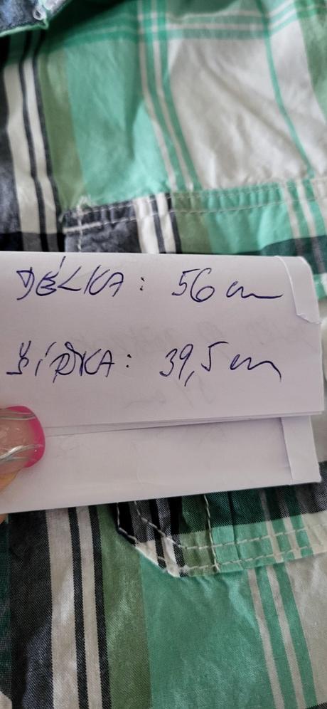 Kostkovaná košile vel. 134 zn. h&m, h&m,134