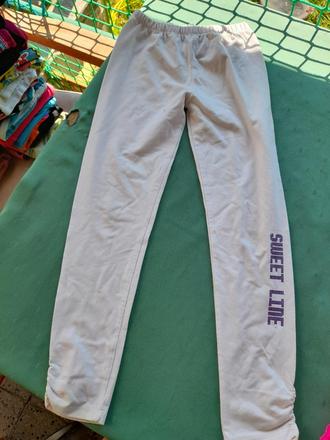 Bílé legíny po dceři nošené úzké, 134