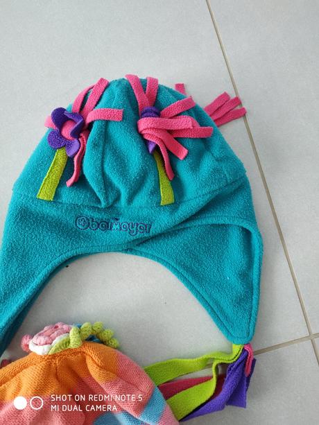 Flaušové čepice vel.4-7 let, 104