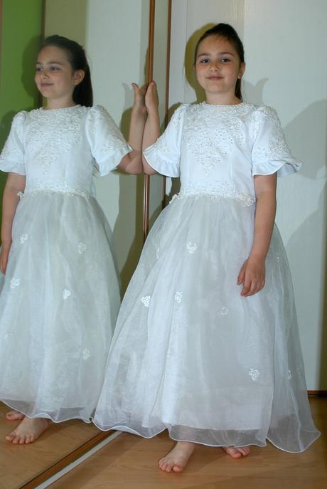 Slavnostní společenské dívčí šaty družička, 134