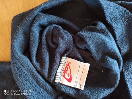 Modrá flaušová mikina, 98