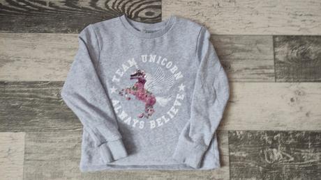 Mikina unicorn dívčí, f&f,110