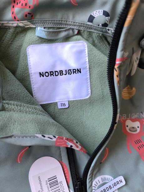 Softshellová bunda nordbjørn 116, 116