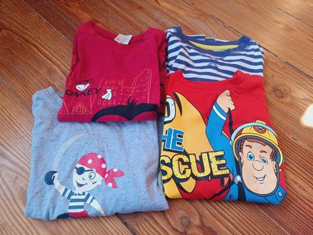 4x triko dlouhý rukáv, 104