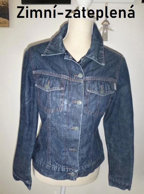 Klasická, zateplená džíska - vel.m-l, esprit,m