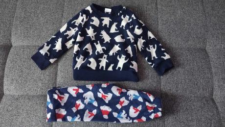 Pyžamo mikro fleece plyš 86, f&f,86