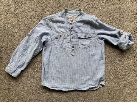 Lněná košile, h&m,122